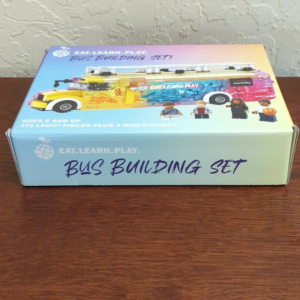 LEGO Eat. Learn. Play. Bus Building Set 375 Pieces